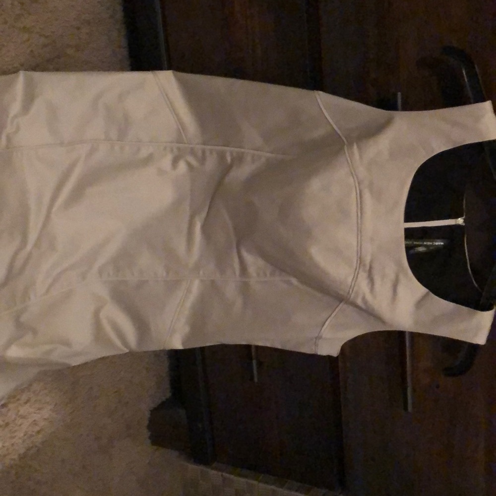 Silver fitted dress